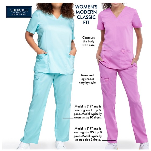 Revolution by Cherokee Workwear
Women's Mid Rise Jogger Scrub Pant (LT) - Picture 5 of 6